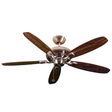  15153 - 52' 5-Blade Upgrade Ceiling Fan NK - Charred Pecan/Walnut Blades